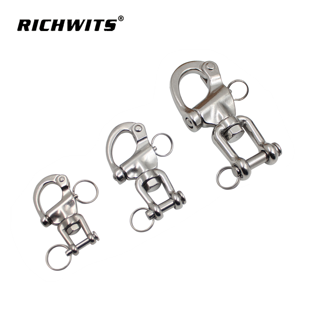Swivel Jaw Snap Shackle Rigging Hardware Stainless Steel 316 Shackle 