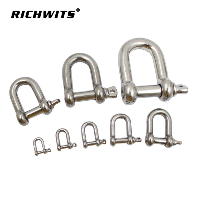Marine Hardware Stainless Steel 304 Shackle Jis Type D Shackle for Ship Yacht RV.