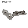 Stainless Steel Duplex Wire Rope Clips Cable Clamps Duplex Grips Cable Clamps for Steel Wires