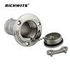 Marine hardware deck filler with key stainless steel 316