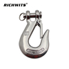 Stainless Steel Lifting Crane Hooks With Safety Locking Towing Winch Hook