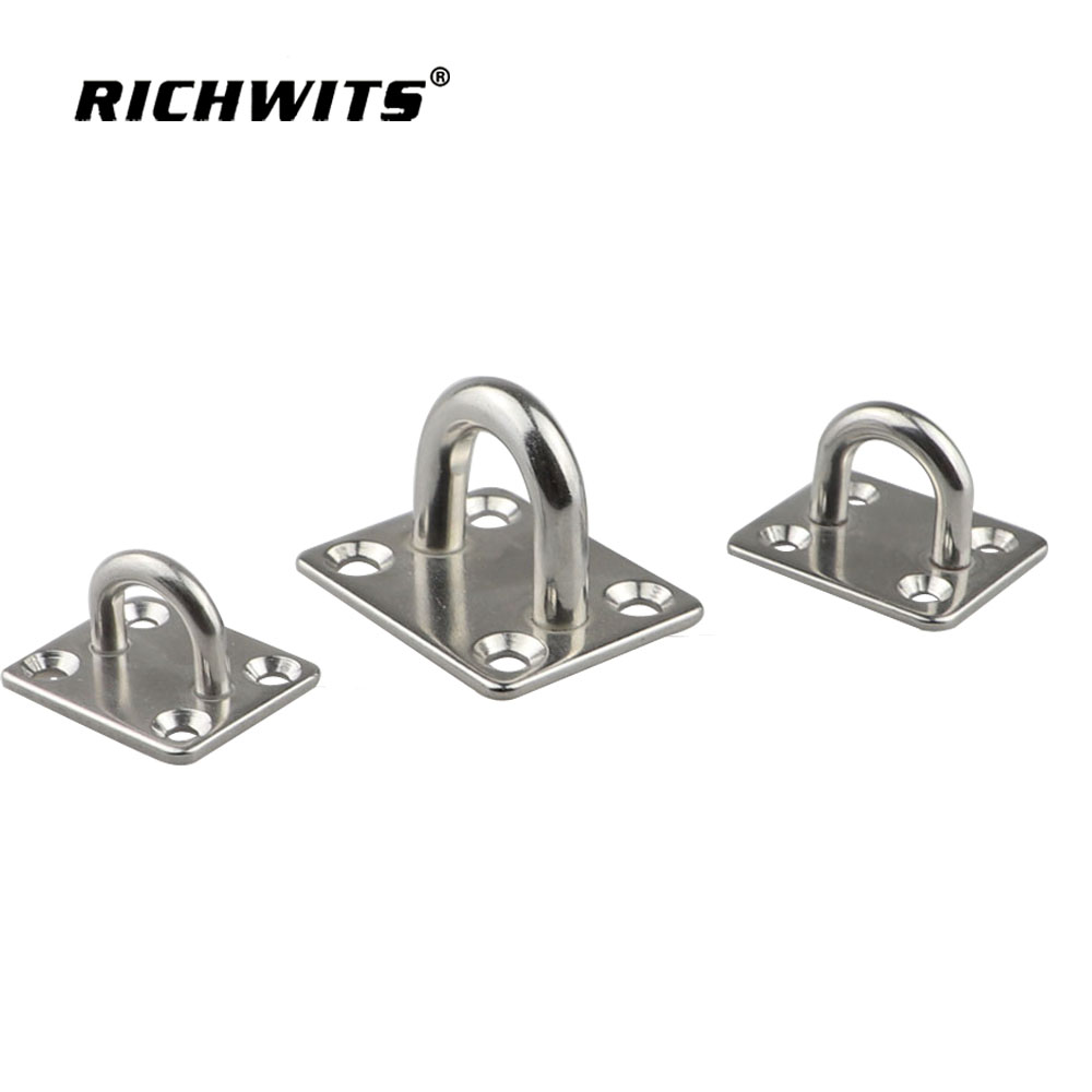 High Quality Marine Rigging Stainless Steel 304/316 Square Eye Plate and Hook for Ship