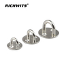 Marine Boat Hardware 304/316 Stainless Steel Pad Eye Plate Round Eye Pad Plate 5mm/6mm/8mm