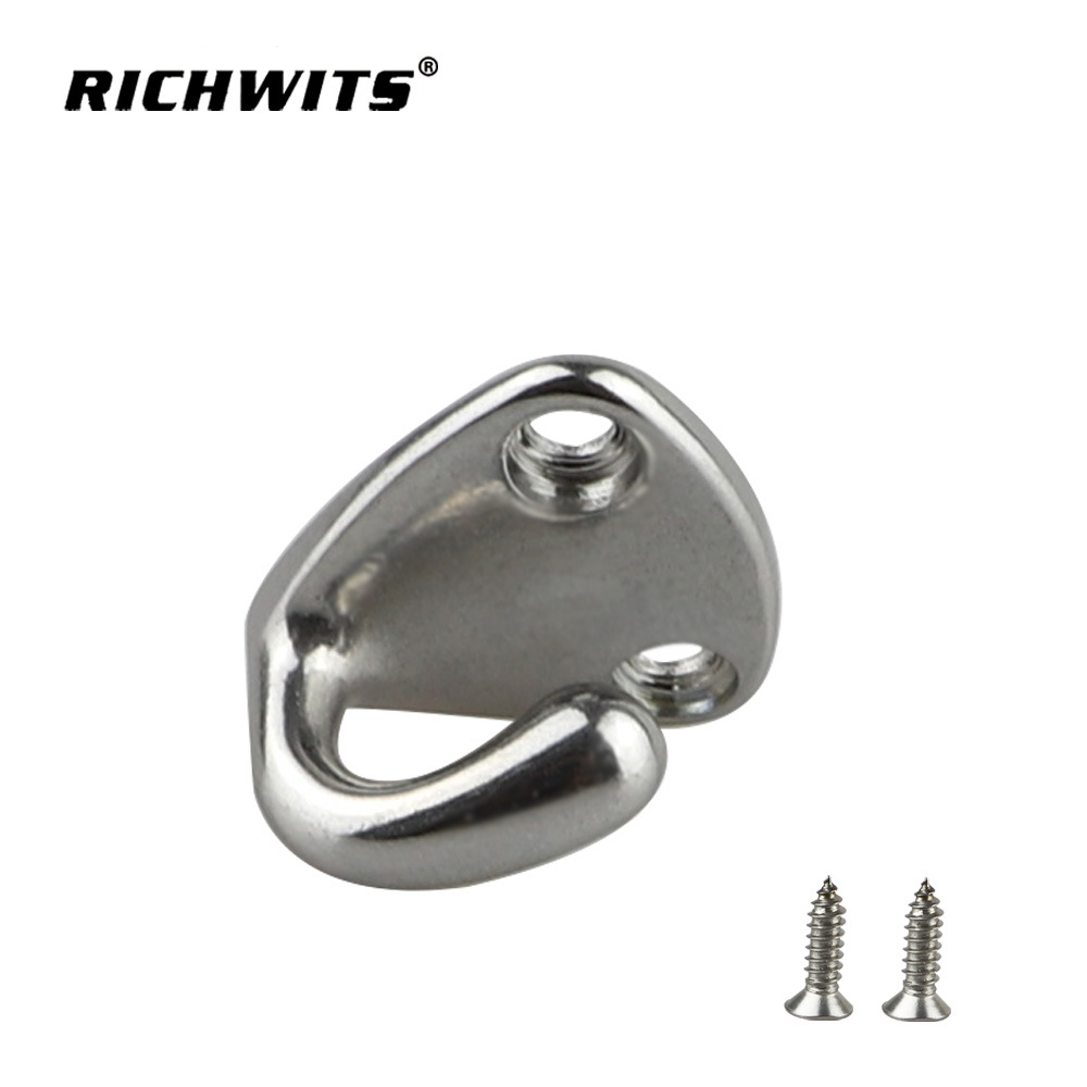Marine Grade Hardware Fending Hook 316 Stainless Steel Pad Eye Fender Hook