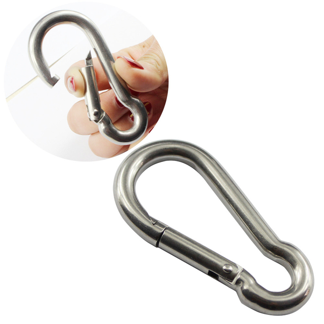 Outdoor Hardware Carabiner Hook Stainless Steel 304 Lock Snap Hook