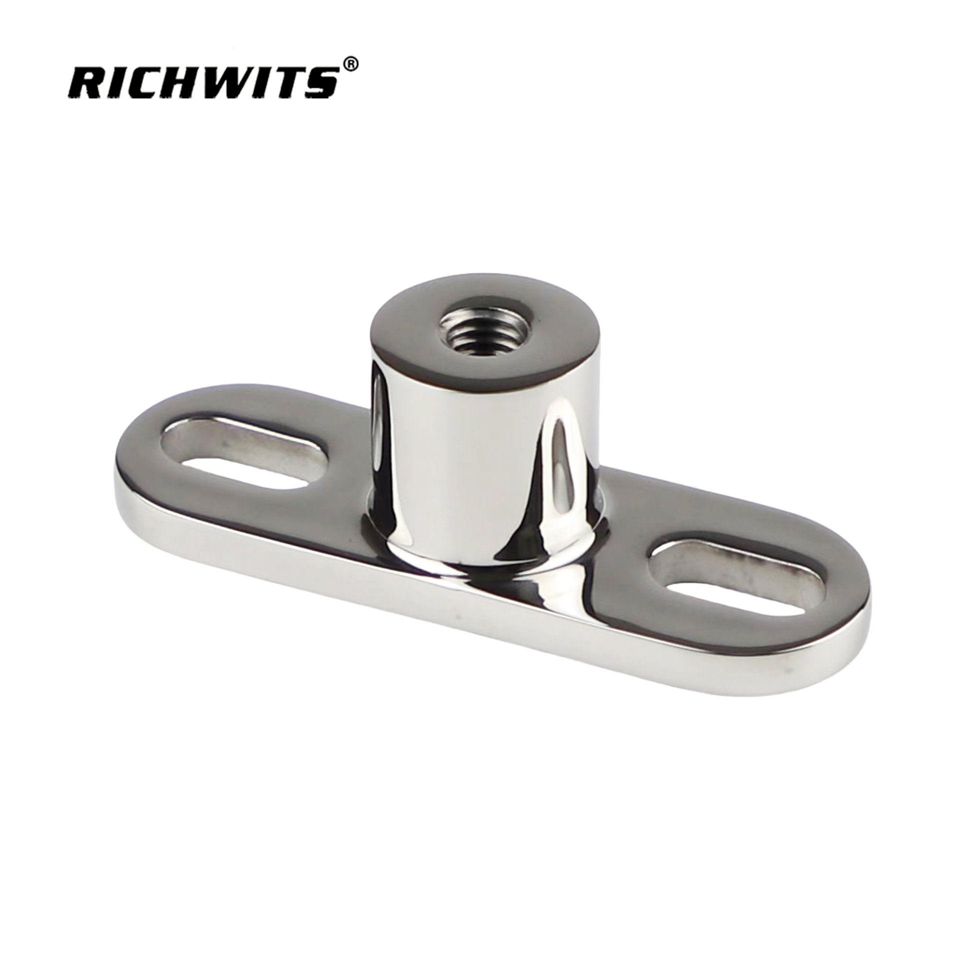 Cylinder seat fixed support seat, gas spring base, RV hydraulic and pneumatic pad, 304 stainless steel support pole seat