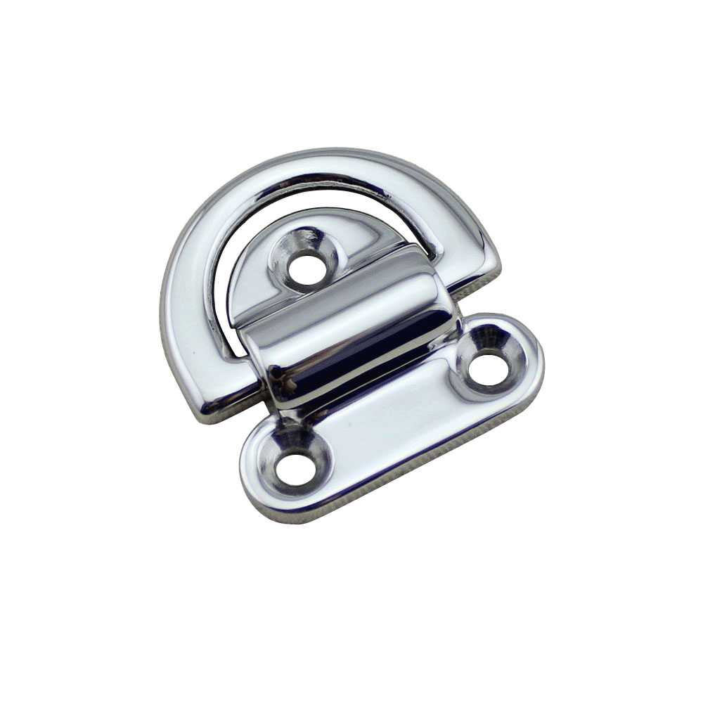 Marine Hardware High Mirror Polished Marine Boat Latch D Ring Folding Pads Eye
