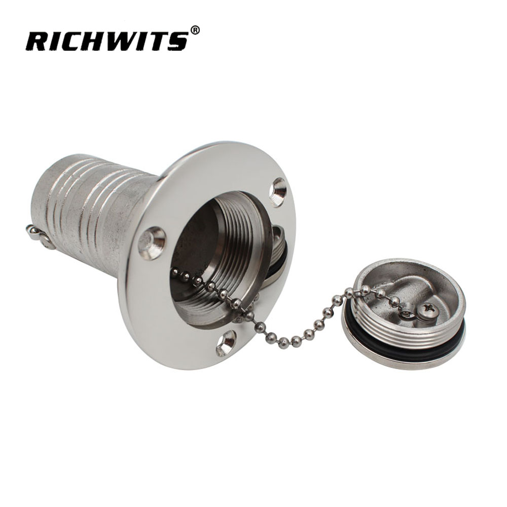 Marine Hardware Deck Filler Stainless Steel 316