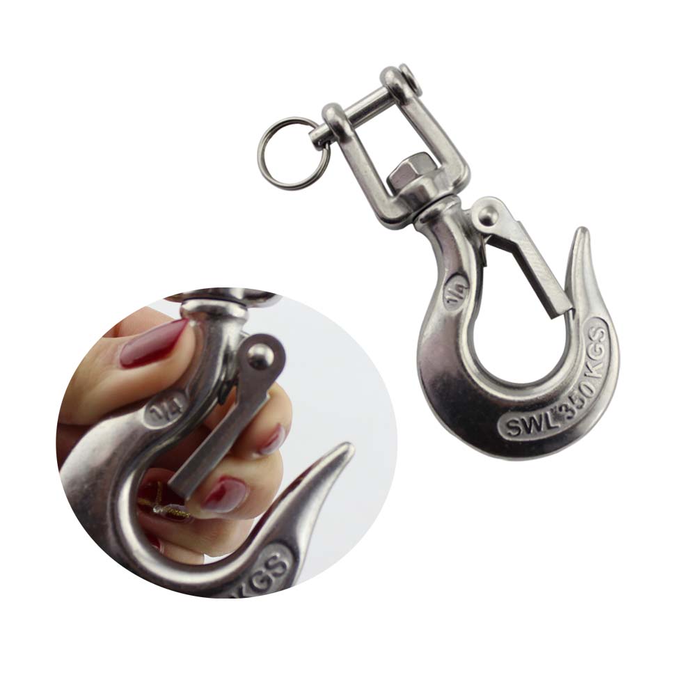 Stainless Steel Hardware Swiviel Jaw Crane Hooks