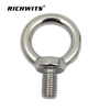 JIS1168 Stainless Steel 304 Lifting Eye Bolt Ring Screw Eye Screw