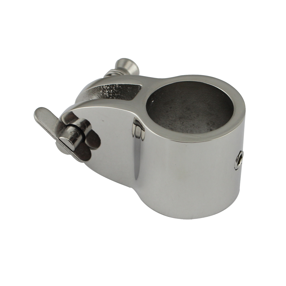 Marine Stainless Steel 316 High Polished Boat Bimini Top Hardware Jaw Slide with Spring Pin
