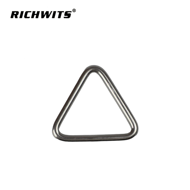 Triangle Buckle Slide Adjuster Metal Ring for Handbag Strap Buckle Adjustable