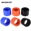 Black Rubber Fishing Rod Holder Tackle Cap Kit Fit for Rod Holder Pole Rest Rack Insert Protectors