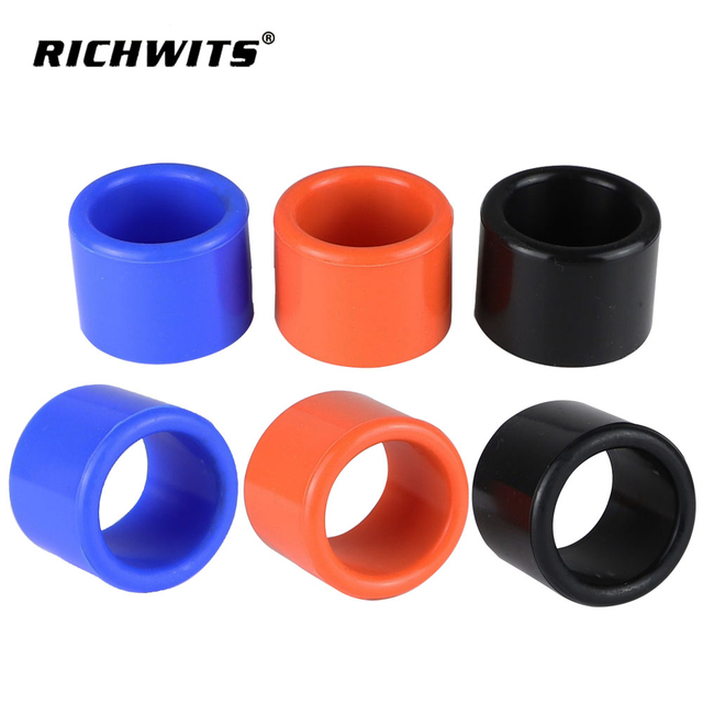 Black Rubber Fishing Rod Holder Tackle Cap Kit Fit for Rod Holder Pole Rest Rack Insert Protectors