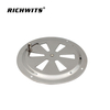 Stainless Steel Round Air Louvers Vent Side Knob Opening Grille Cover Marine Boat Ventilation Louvered Vents