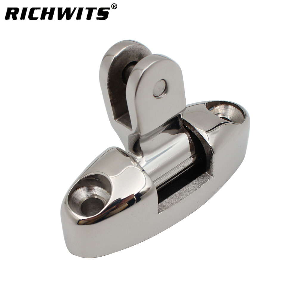 Fittings Hardware Boat Canopy Bimini Top for Pontoon Boats SS316 Deck Hinge