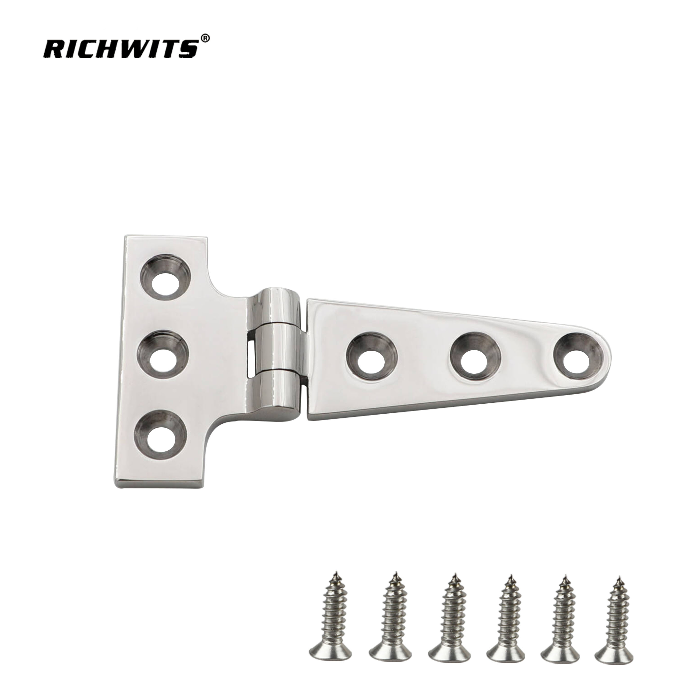 Hardware Stainless Steel 316 T Shape Hinge for Ship Yacht Rv.