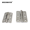 Heavy Duty Cabinet Door Hinge Stainless Steel Square Corners Super Bearing Capacity