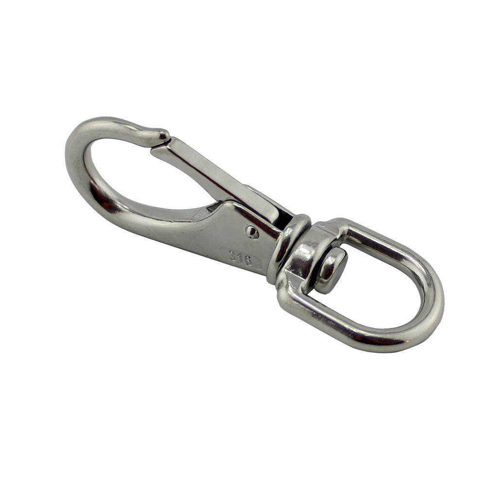 Stainless Steel Material Shackle for Key Rings Swivel Snap Hook for Keys