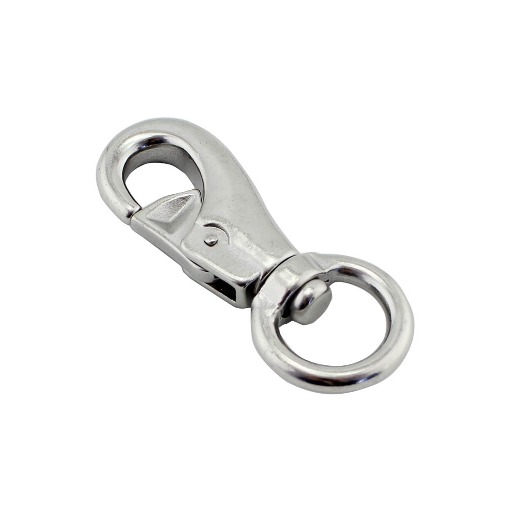 Carabiner Spring Snap Hook 316 Stainless Steel Bull Swivel Snap Hook