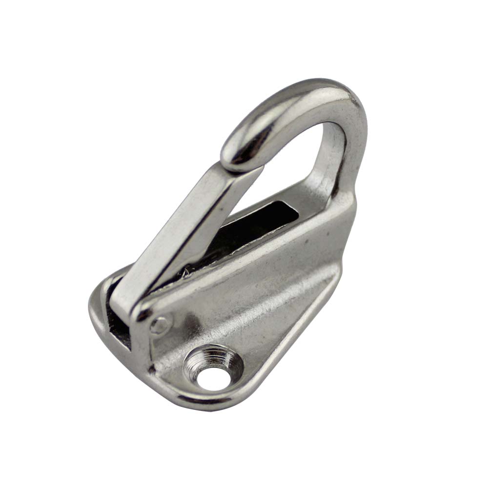 43mm Stainless Steel 316 Fending Hook Fender Spring Hook Snap Attach Rope Boat Sail Tug Ship Marine Hardware