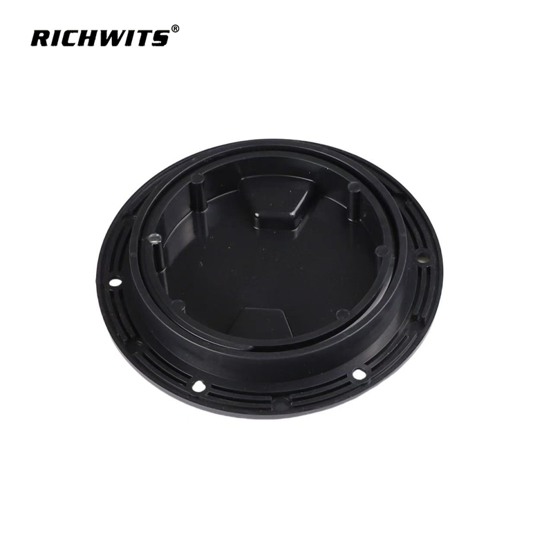 Round Deck Inspection Accessories Hatch Cover Plastic White Boat Screw Out Deck Inspection Plate for Boat Yacht Marine