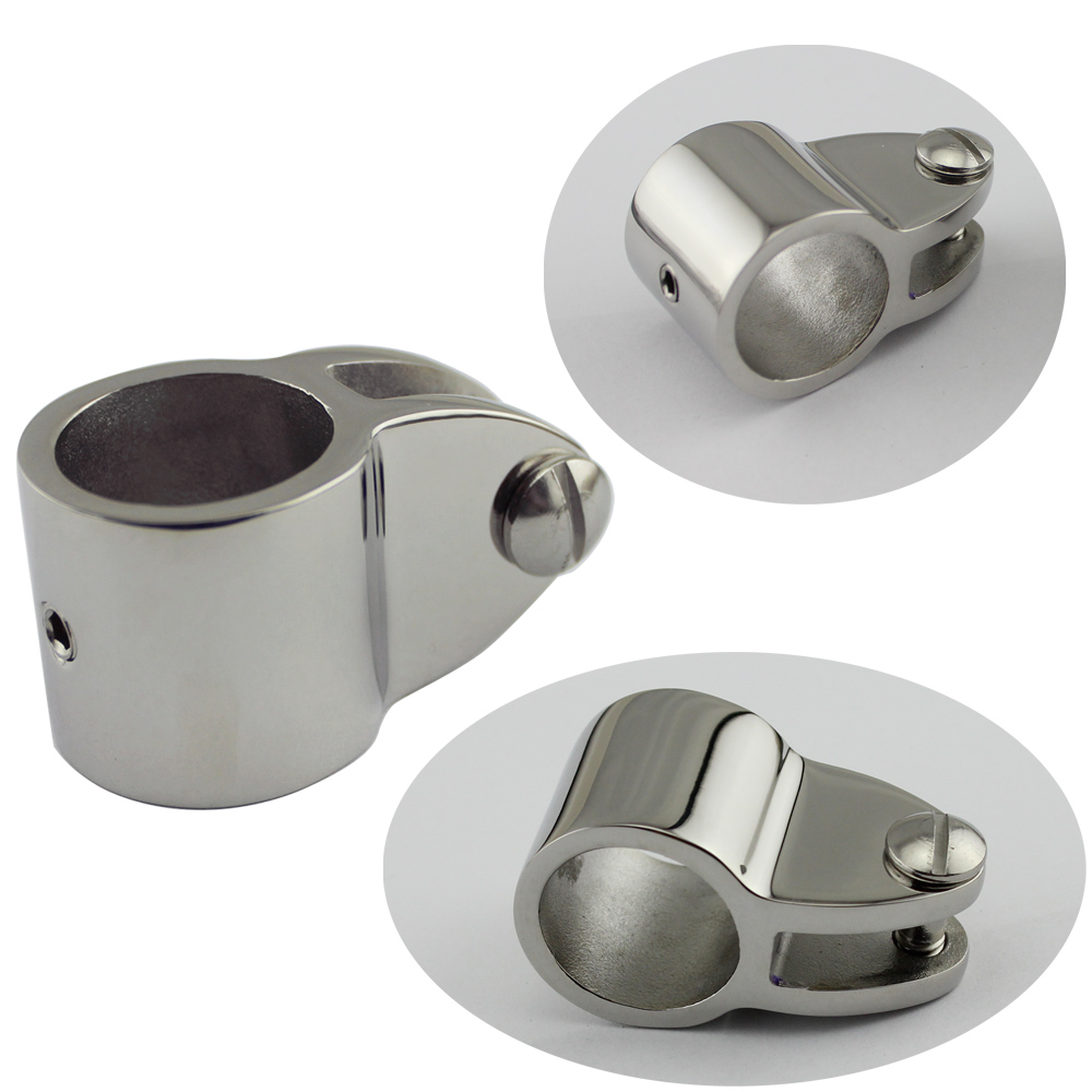 Marine Boat Stainless Steel Canopy Cover Bimini Top Deck Hinge Jaw Slide