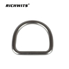 Stainless Steel Webbing Bag D Ring Metal Luggage Ring Buckle Welded Tie Down D Ring