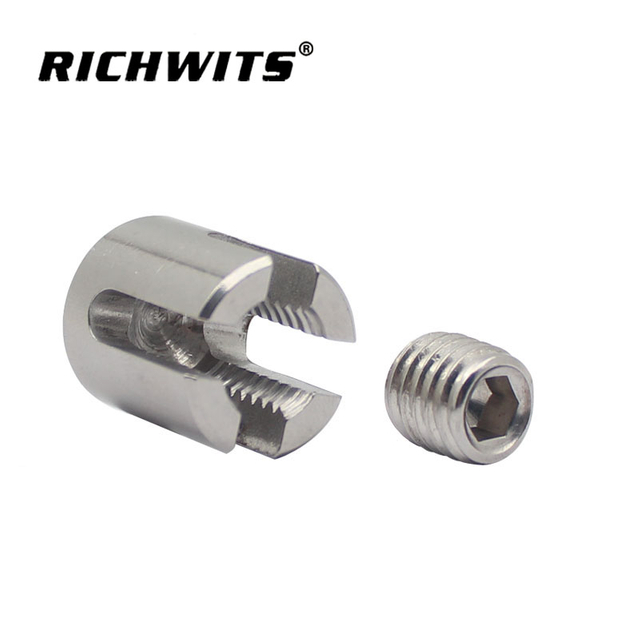 Rigging Hardware Stainless Steel 316 Wire Rope Cross Trellis Clamp 5mm Wire Cross Clips Wire Rope Clamp