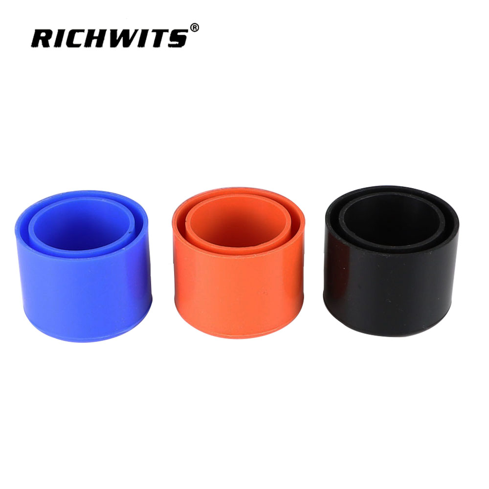 Black Rubber Fishing Rod Holder Tackle Cap Kit Fit for Rod Holder Pole Rest Rack Insert Protectors