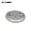 Stainless Steel Round Air Louvers Vent Side Knob Opening Grille Cover Marine Boat Ventilation Louvered Vents