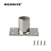  Marine Hardware Accessories Stainless Steel 316 90 Degree Rectangular Rail Base for Boat Yacht 