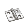 Mirror-Polished Stainless Steel 304 Steel Pad Round Four Hole Hinge