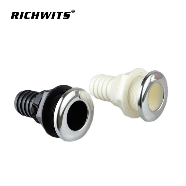 Marine Hardware Plastic Through Hull Outlets Plastic Thru Hull for Hose