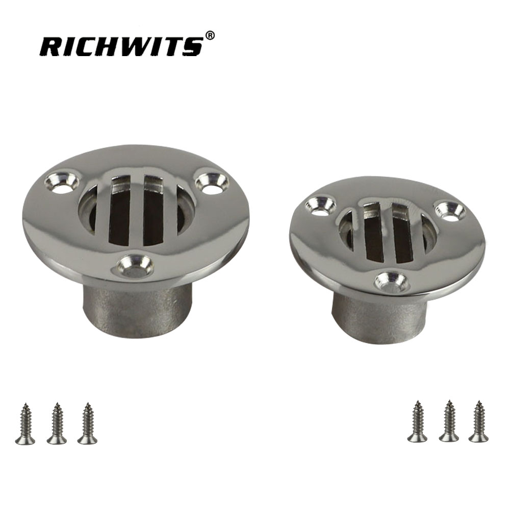 Marine Hardware Tank Vent Boat Thru Hull Fitting Deck Floor Drain 25mm