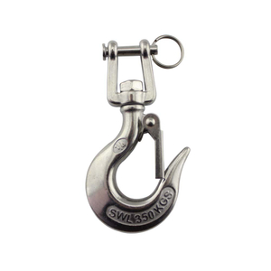 Stainless Steel Rigging Hardware Snap Hook Grade 304 Marine Jaw Type Swivel Crane Lifting Hooks