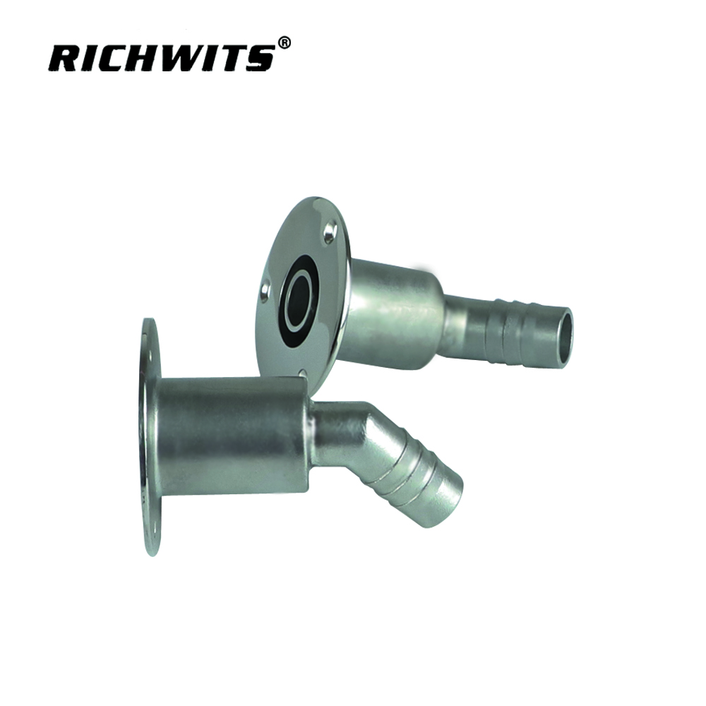 Marine Hardware Tube Pipe Socket Hardware for Diesel Parking Heaters SS316 Thru Hull