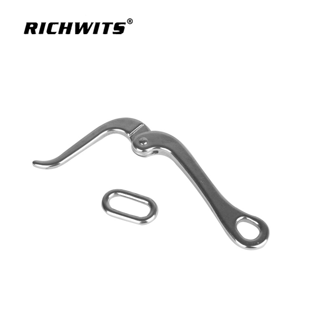 Stainless Steel 316 Quick Release Hook for Crane Car Carabiner Hooks