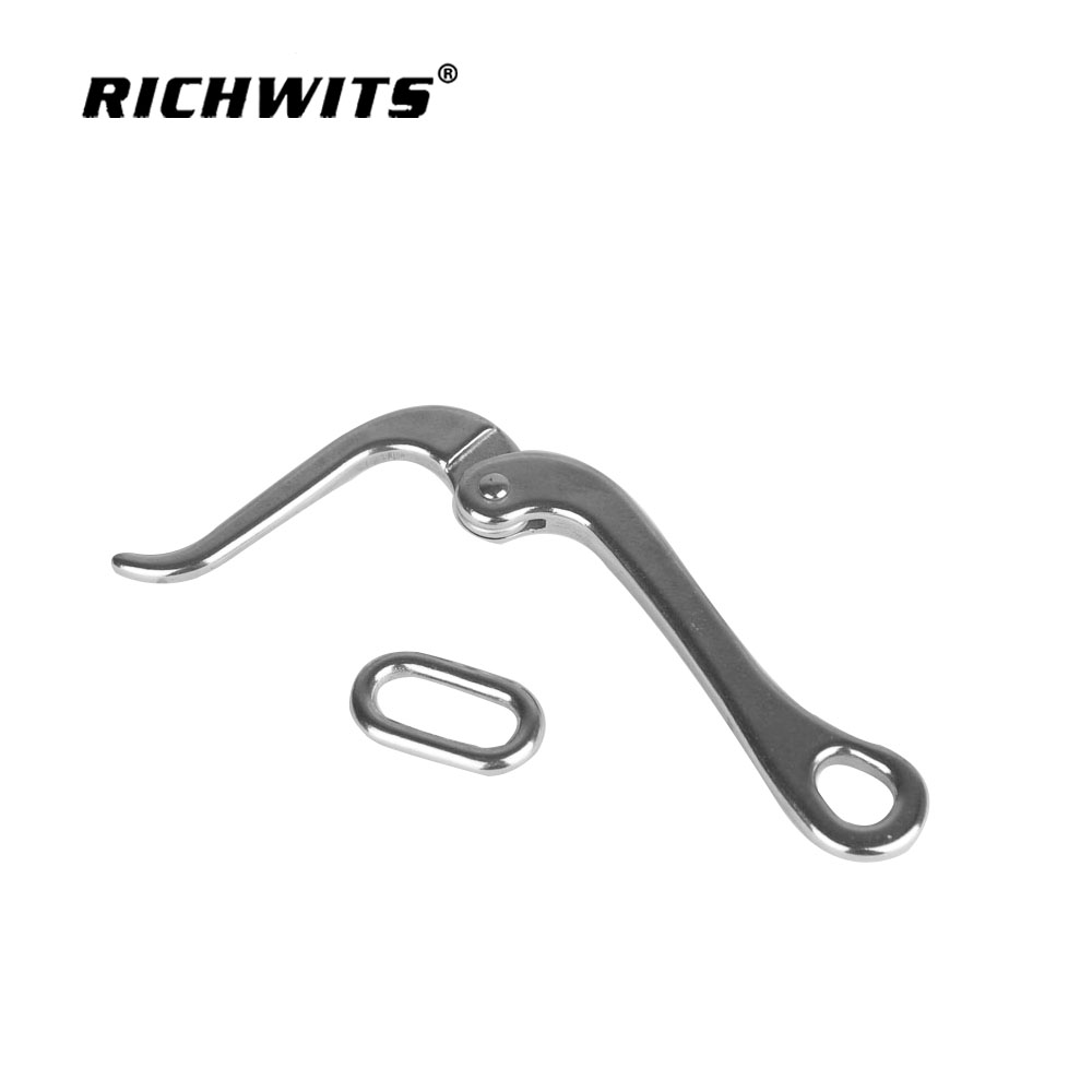 Stainless Steel 316 Quick Release Hook for Crane Car Carabiner Hooks