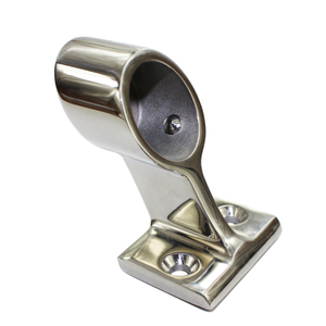 Marine Grade 316 Stainless Steel Boat Handrail Fitting Center Front Tail Stanchion