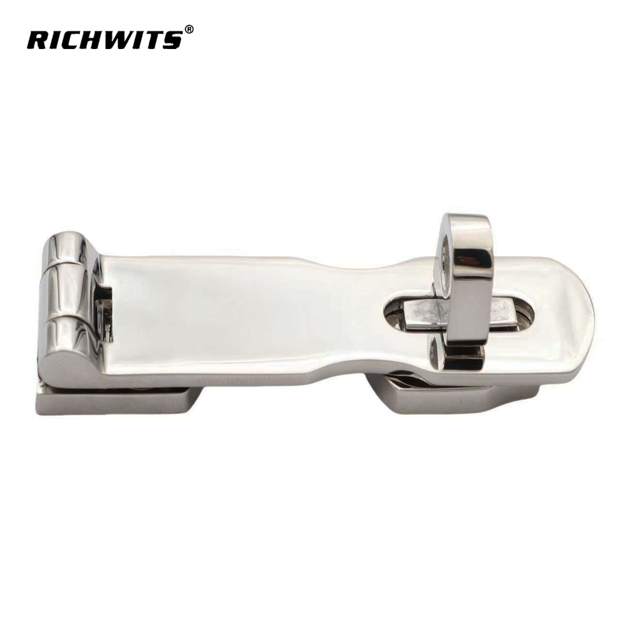 Hasp & Staple 316 Stainless Steel Heavy Duty Cast Locker Cabin Hatch Swivel Lock