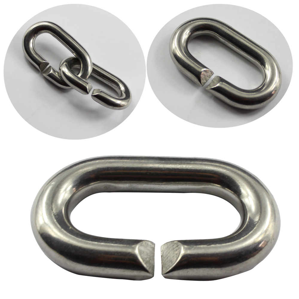 Stainless Steel C-type Chain Connection Buckle Quick Link Chain C-ring Marine Hardware Accessories