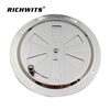 Stainless Steel Round Air Louvers Vent Side Knob Opening Grille Cover Marine Boat Ventilation Louvered Vents