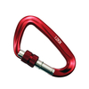 Outdoor Sports Metal Marine Hardware Aviation Aluminum D-shaped Carabiner Rock Climbing Insurance Hook