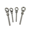 HX Long Thread Lifting Screw Eye Bolt Rigging Hardware Eye Bolts and Nut Lock Stainless Steel 316