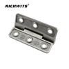 Heavy Duty Cabinet Door Hinge Stainless Steel Square Corners Super Bearing Capacity