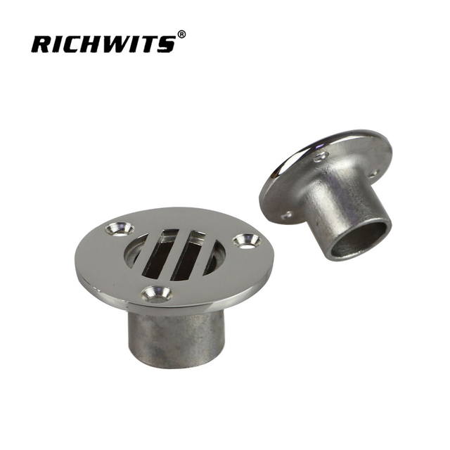 Marine Hardware Tank Vent Boat Thru Hull Fitting Deck Floor Drain 25mm