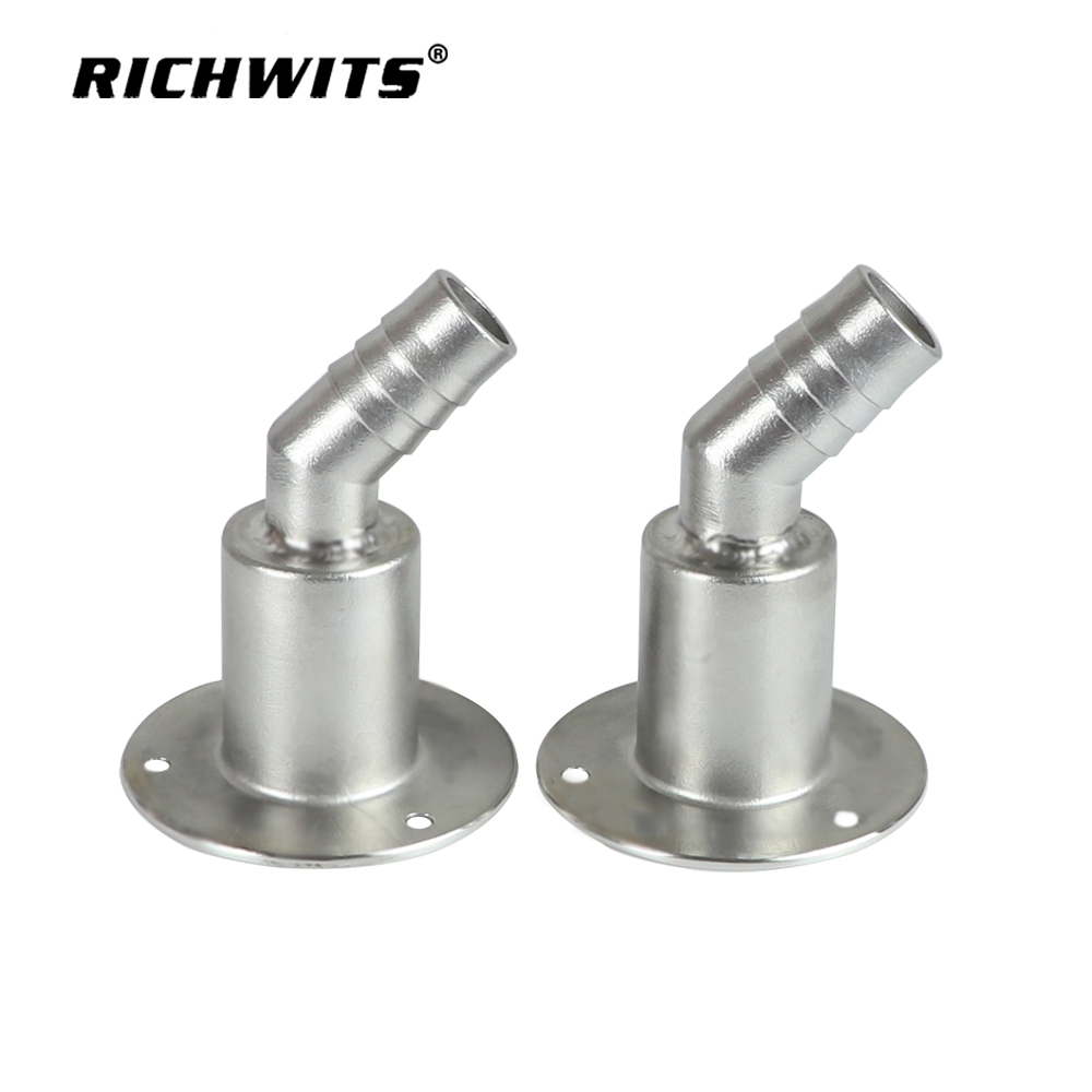 Marine Hardware Tube Pipe Socket Hardware for Diesel Parking Heaters SS316 Thru Hull