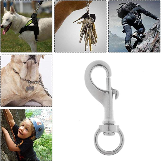 Rigging Hardware Round Swivel Snap Hook Stainless Steel 316 Hook for Dog