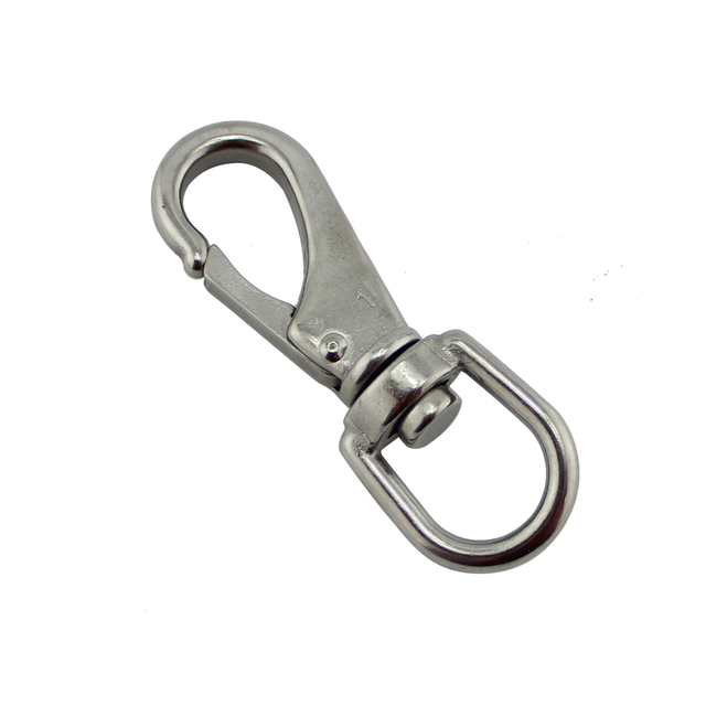 Stainless Steel Material Shackle for Key Rings Swivel Snap Hook for Keys